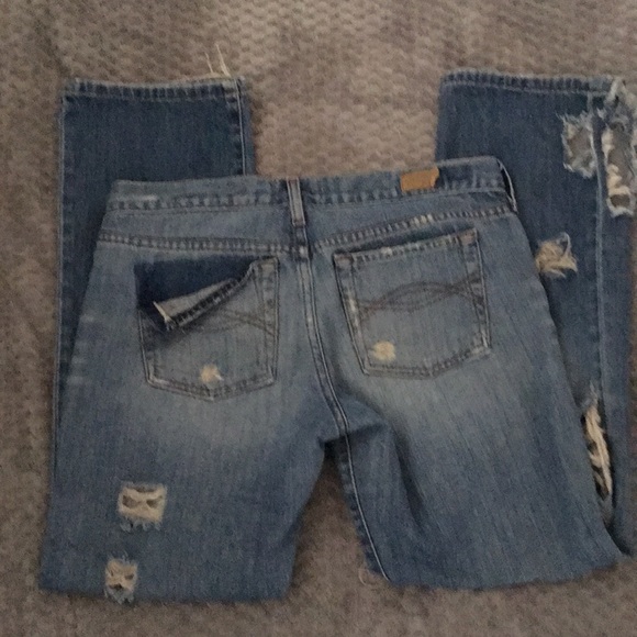 🛑SOLD🛑 Destroyed Abercrombie Jeans Sz8 Wm - Picture 4 of 6